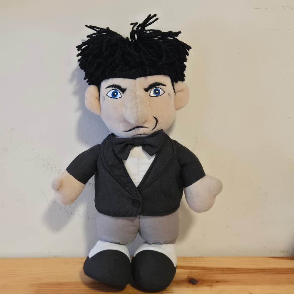 Great American Fun Corp Three Stooges Talking Larry 9in Plush Doll Tuxedo